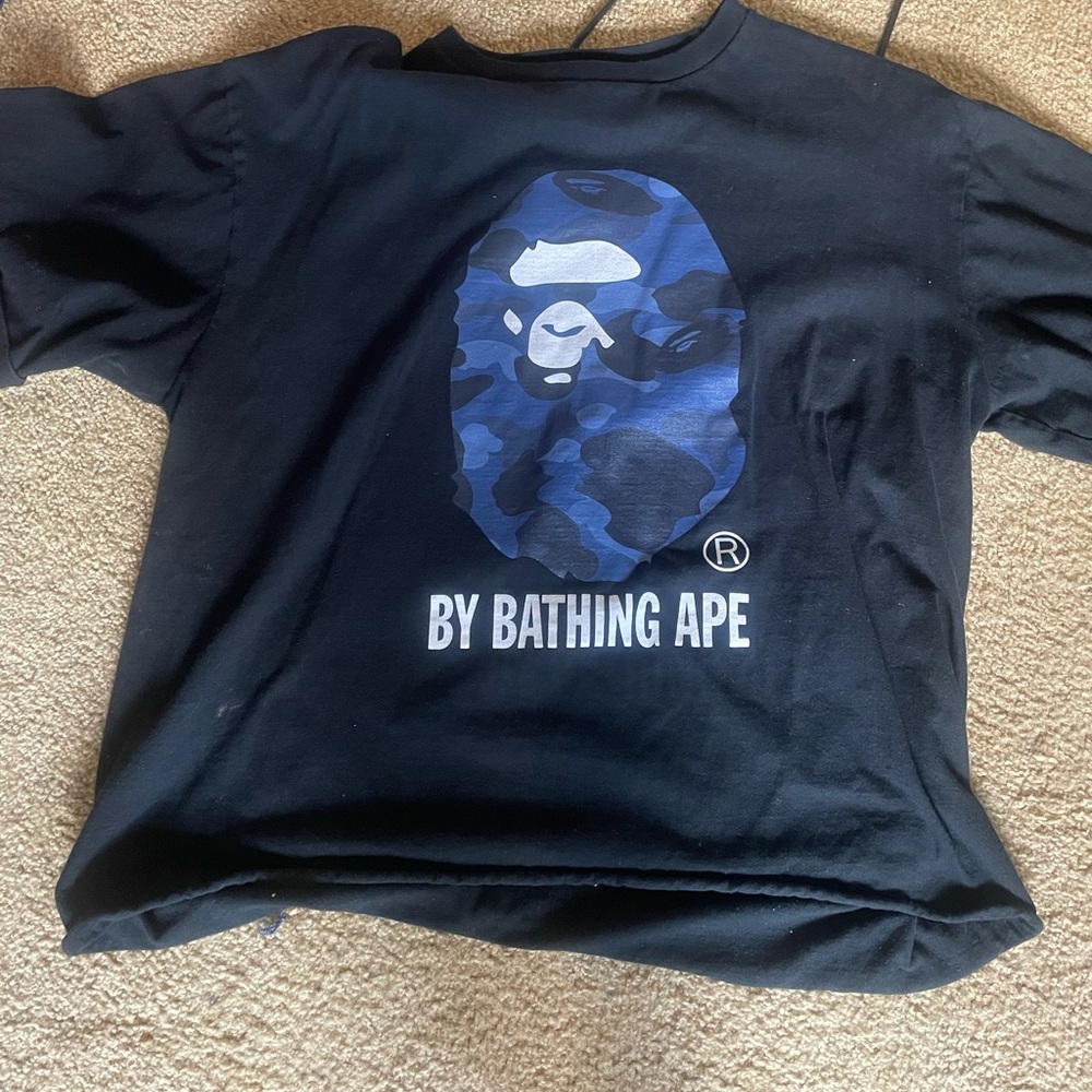 BATHING APE SHIRT DISTRESSED